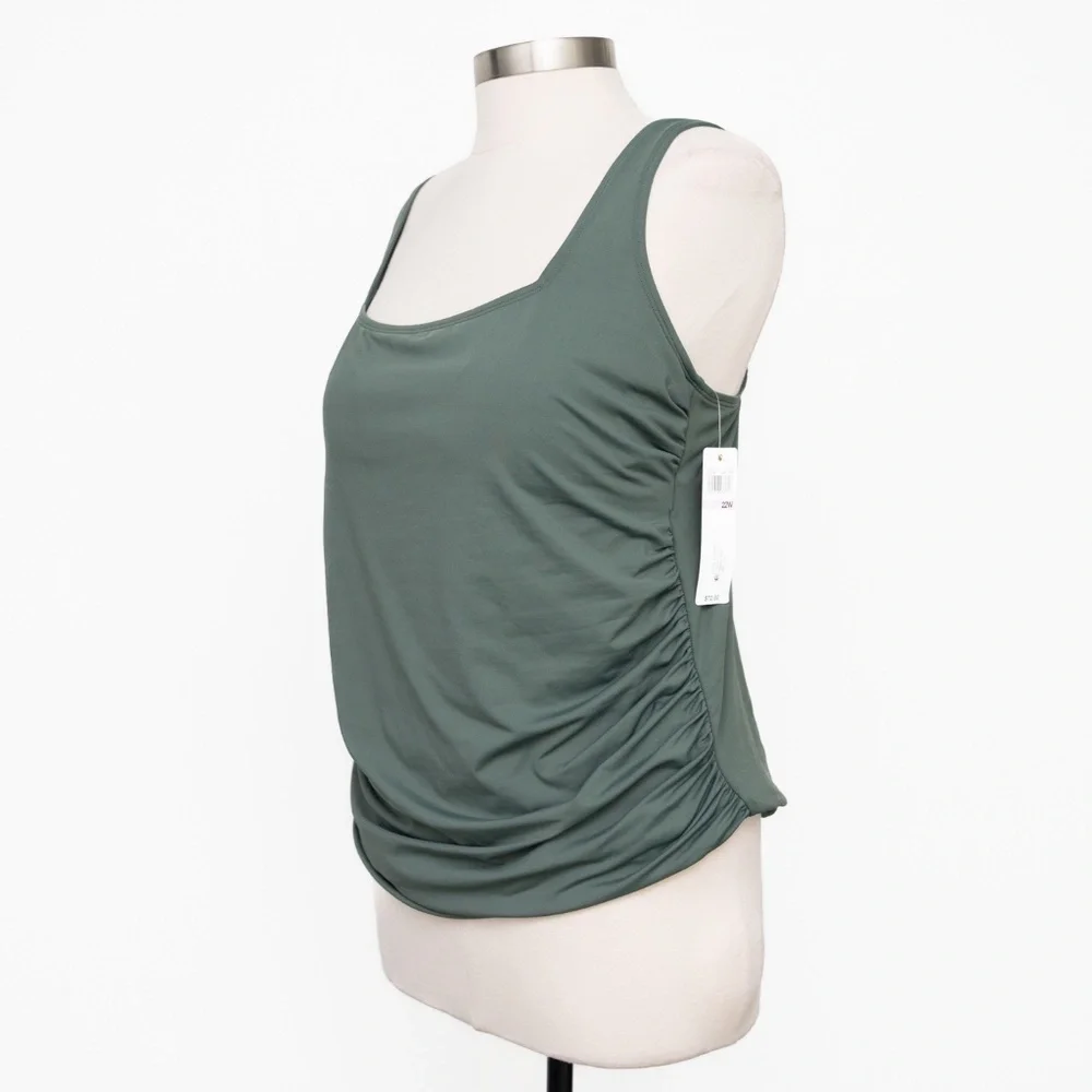 Anne Cole‎ Swim. Square Neck Tankini Top.